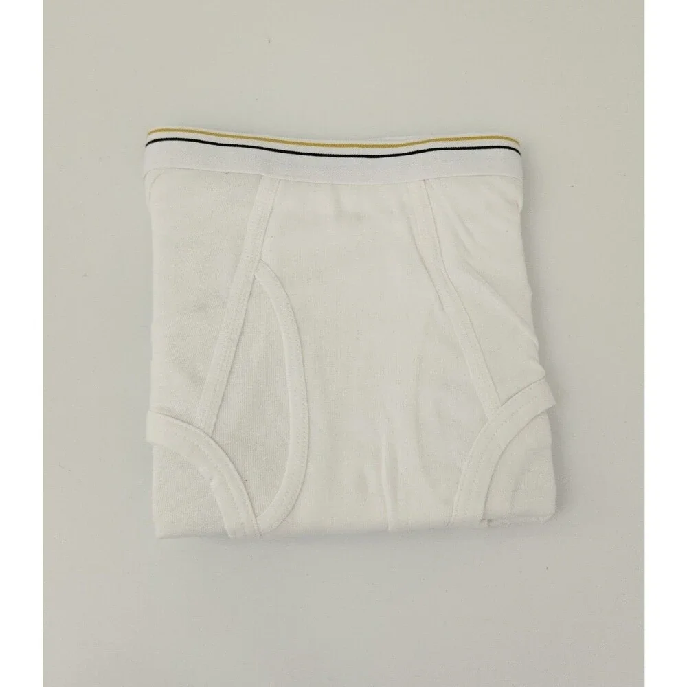STAFFORD MENS FULL-CUT BRIEFS SIZE 32- 6 PACK PLUS 2 PAIR 8 TOTAL 100% COTTON
